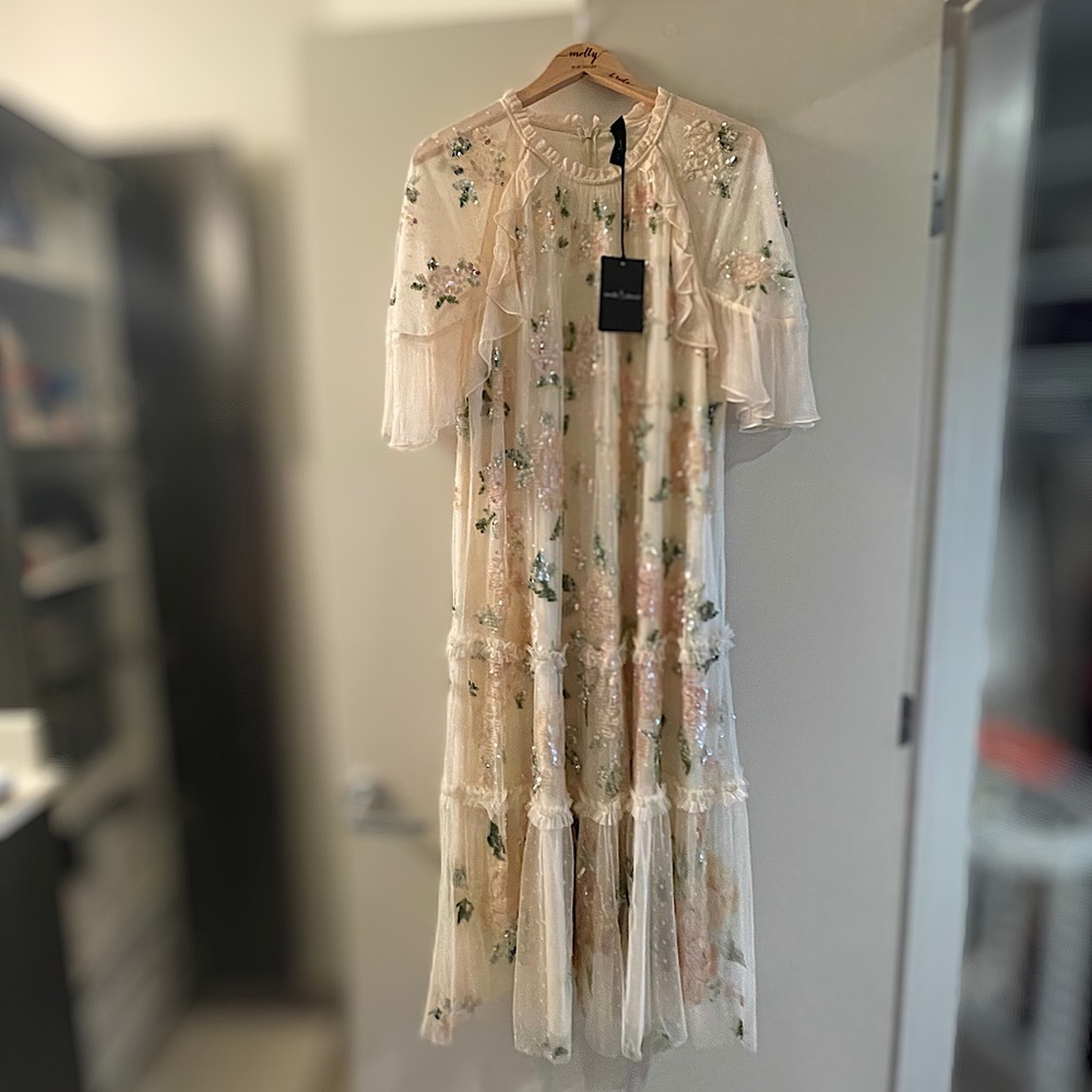Needle & Thread Emma Ditsy Gown | NEW